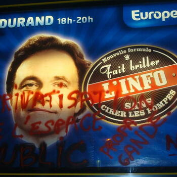 Barbouillage antipublicitaire 28 sept. 07