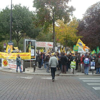 Manif avec le réseau 