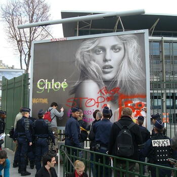 Déboulonneurs de  Paris 23 fév.2008