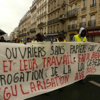 Manif nationale sans-papiers 5 avril 2008