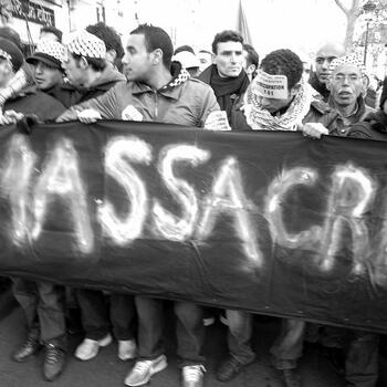 Soutien aux Palestiniens bande de Gaza déc.2008