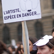 Manifestation pour la défense de la Culture