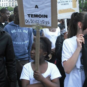 Marche souvenir de Lamine Dieng 27 juin 2009
