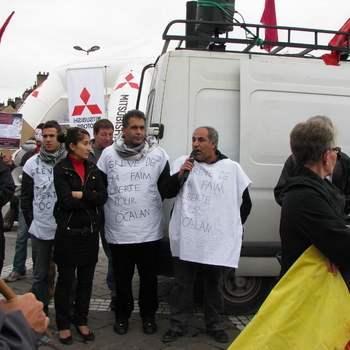 Soutien Ocalam militant Kurde