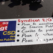 Manifestation à Paris pour la sauvegarde du régime retraite