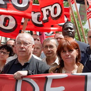 Manifestation à Paris pour la sauvegarde du régime retraite