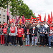 Manifestation à Paris pour la sauvegarde du régime retraite