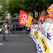 Manifestation à Paris pour la sauvegarde du régime retraite