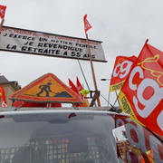 Contre la réforme des retraites à CHERBOURG
