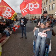 Contre la réforme des retraites à CHERBOURG