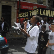 Ramata, la soeur de Lamine, toujours en lutte