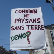 Manifestation contre l'Ayrault port ND des Landes