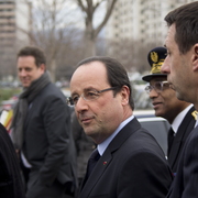 François Hollande et le Préfet de l'Isère