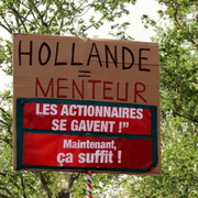 Hollande menteur
