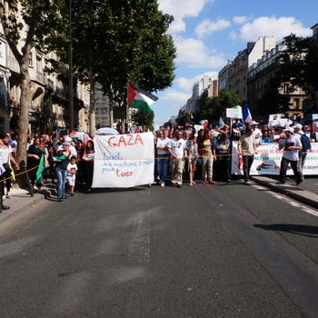 Manifestations pour Gaza 2014