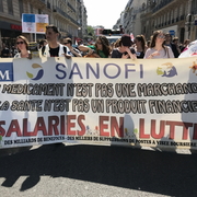 salariés en lutte