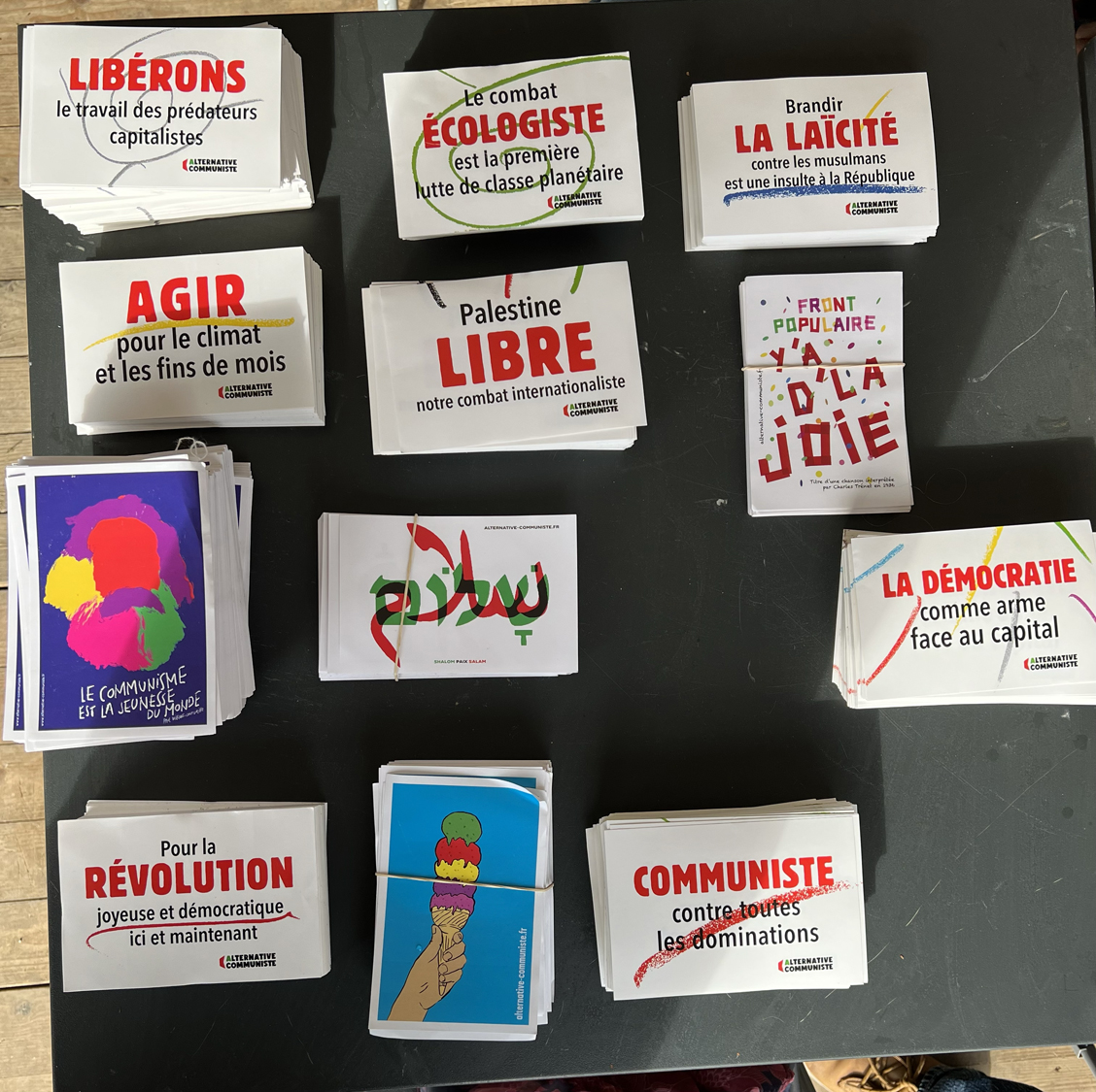 Stikers d'alterntive communiste