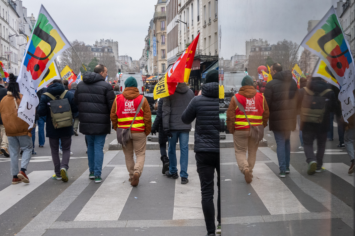 Reflet de manif